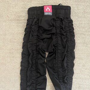Agogie +40 Resistance Compression Weighted Workout Pants Leggings Black S